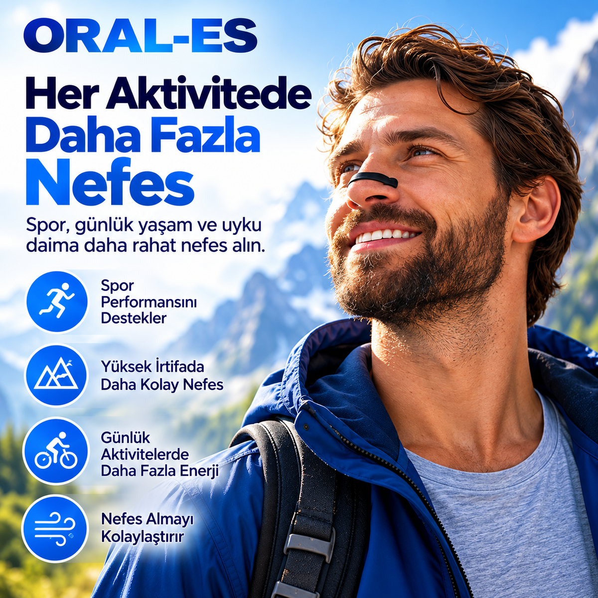 ORAL-ES™ - Manyetik Burun Bandı